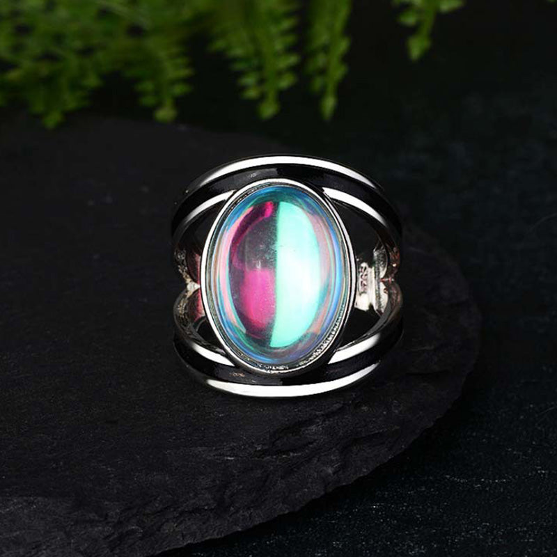 Olivenorma Pure Colorful Moonstone Orgone Ring