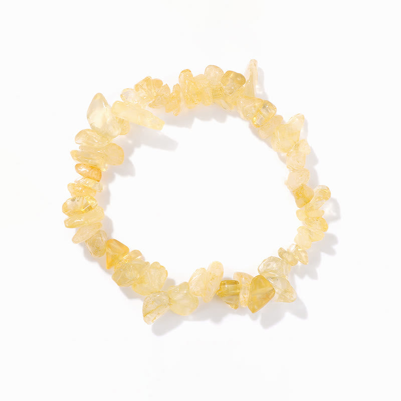 Olivenorma Colorful Natural Irregular Gravel Bracelet