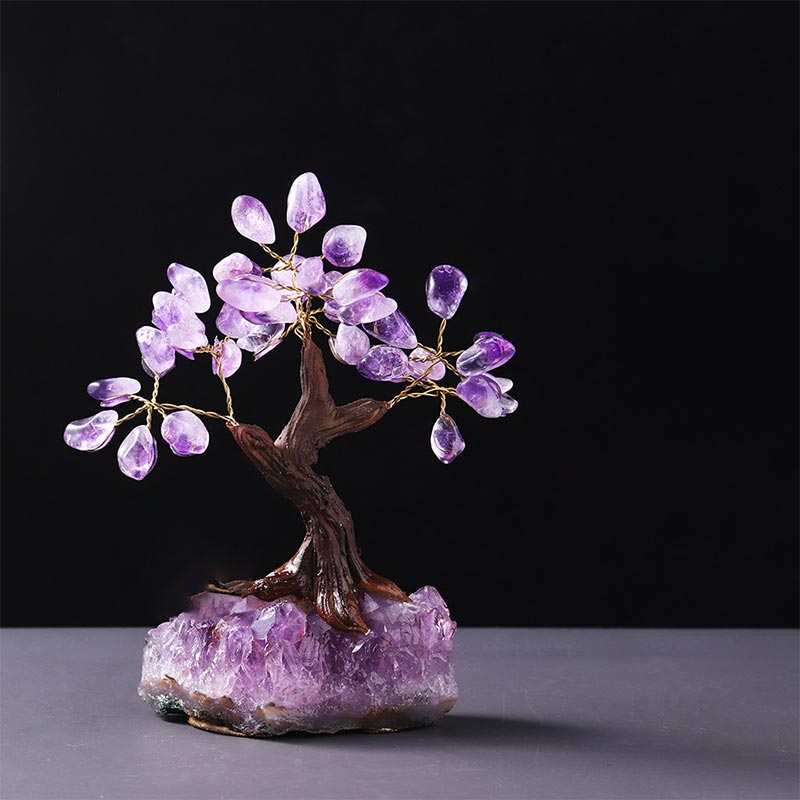 Olivenorma Amethyst Healing Feng Shui Tree