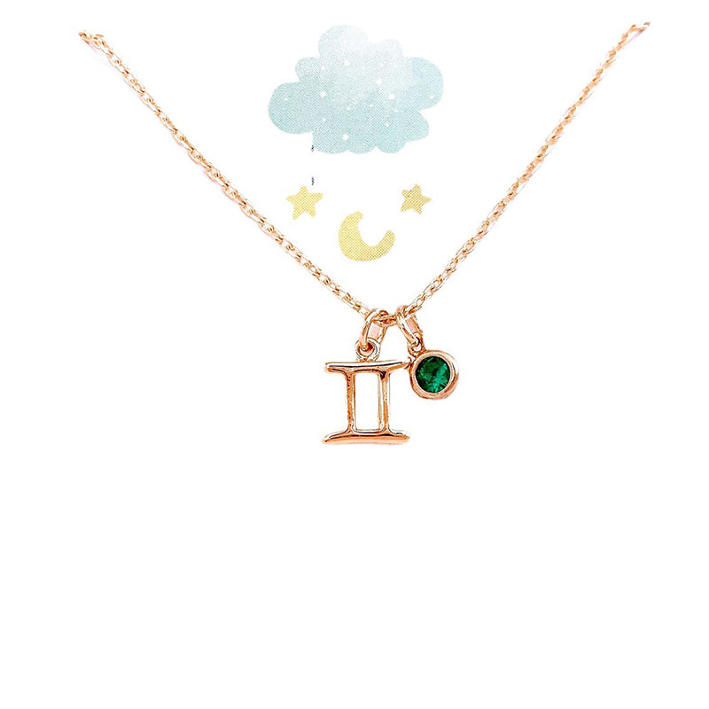 Olivenorma Zodiac Birthstone Protaction Necklace