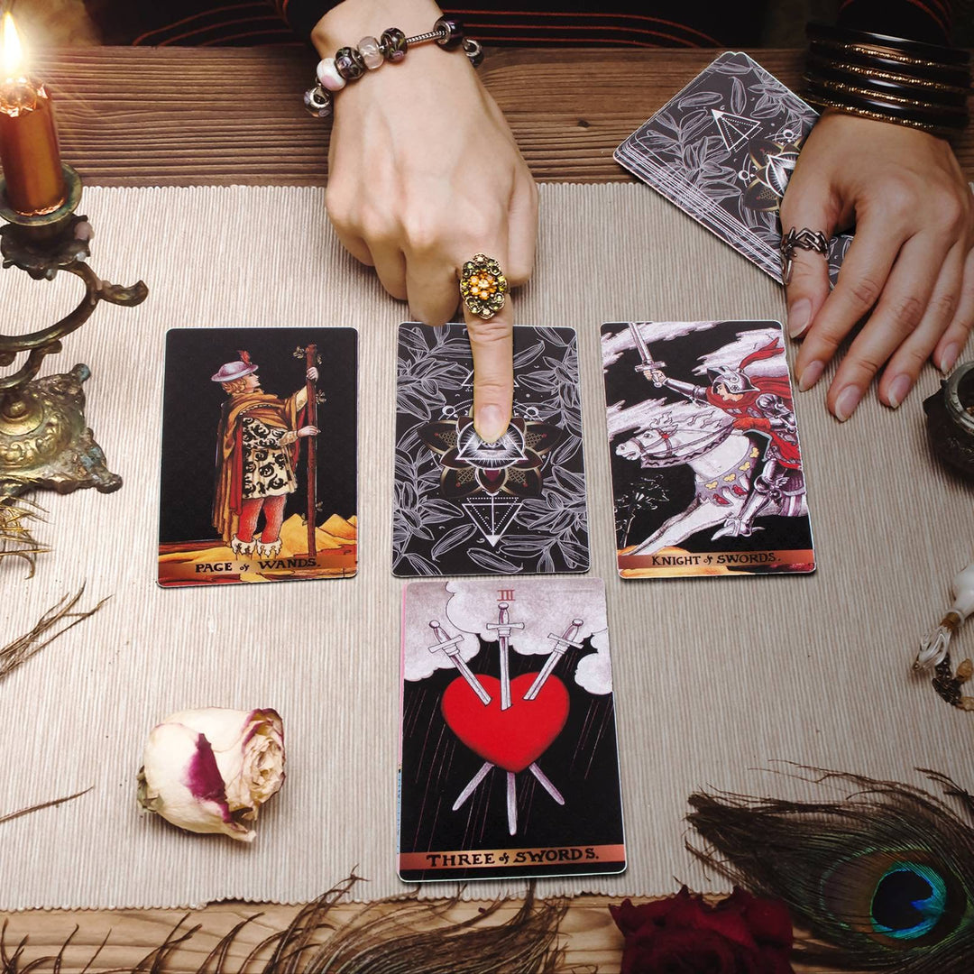 Olivenorma Black Triangle Evil Eye Tarot Deck Cards