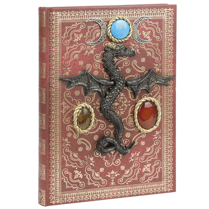 Olivenorma Crystal Stone Flying Dragon Decorative Notebook