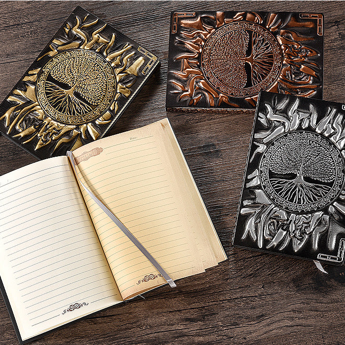Olivenorma A5 A6 Size Tree Of Life Embossed Notebook