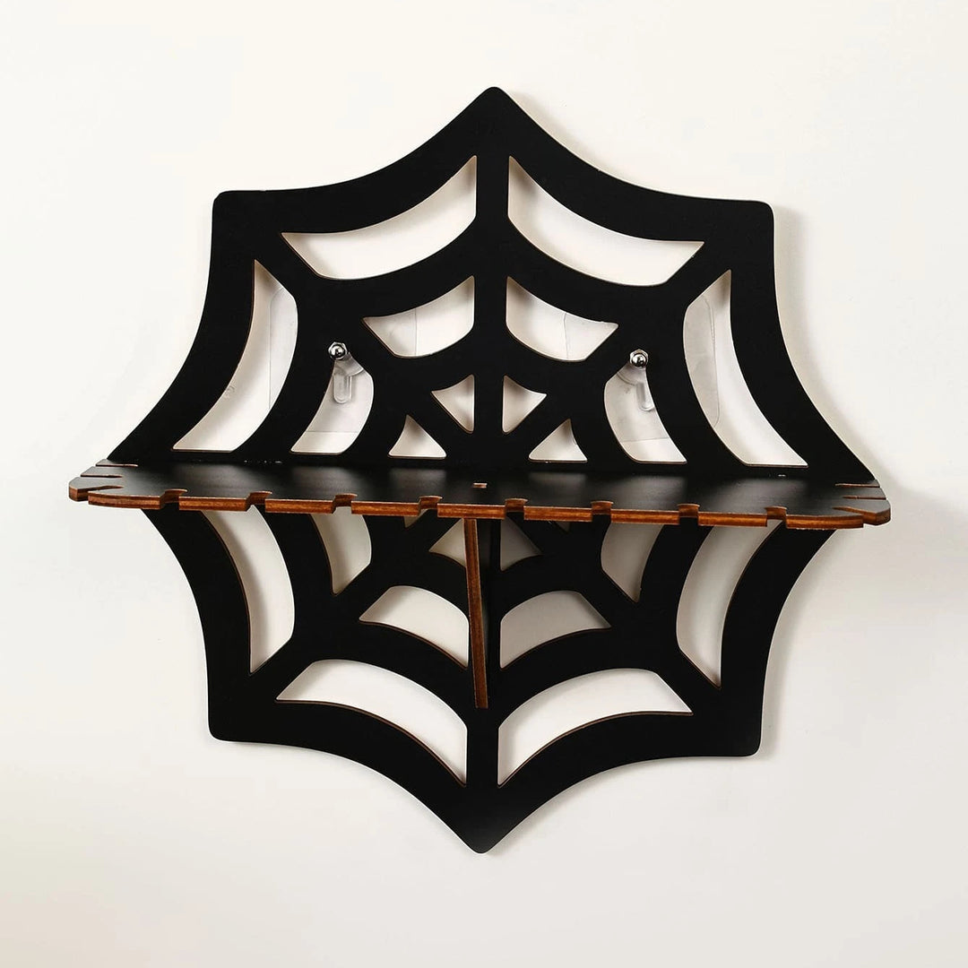 Olivenorma Spider Wood Display Candle Holder Crystal Shelf