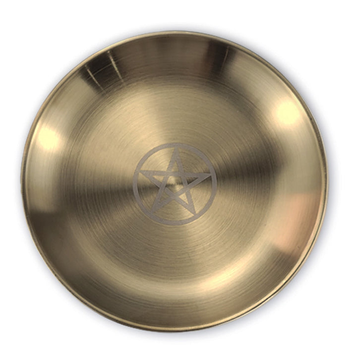 Olivenorma Three Phase Moon Pentagram Stainless Steel Holy Plate