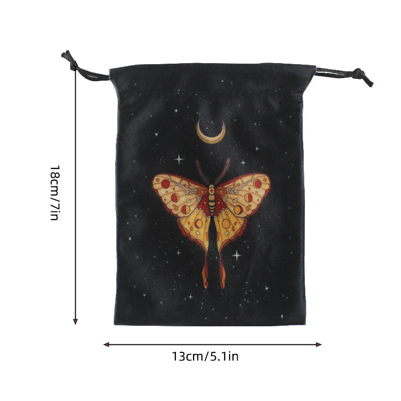 Olivenorma Moth Butterfly Velvet Crystal Storage Bag - image 10