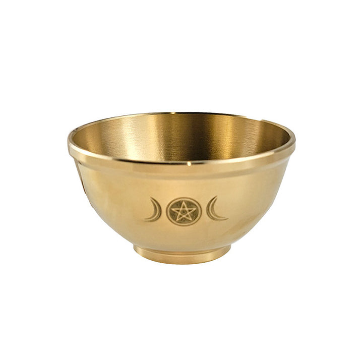 Olivenorma Three Phase Moon Pentagram Fragrance Copper Holy Bowl