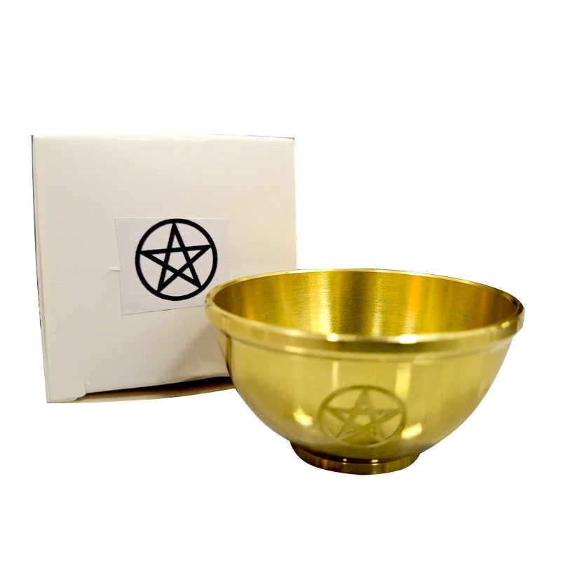 Olivenorma Three Phase Moon Pentagram Fragrance Copper Holy Bowl