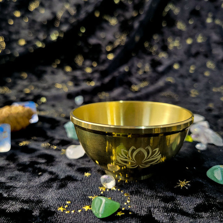 Olivenorma Three Phase Moon Pentagram Fragrance Copper Holy Bowl