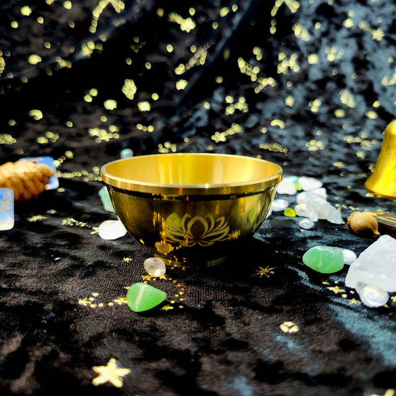 Olivenorma Three Phase Moon Pentagram Fragrance Copper Holy Bowl