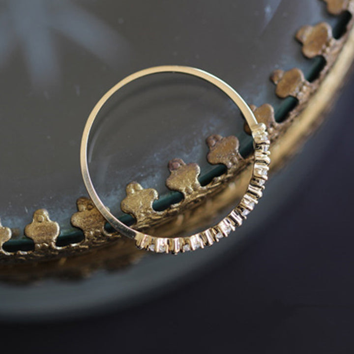 Olivenorma S925 Sterling Silver Zirconium Ring