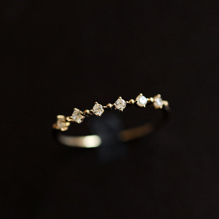 Olivenorma S925 Sterling Silver Zirconium Ring