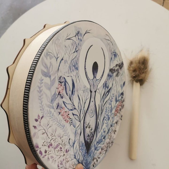 Olivenorma Shaman Drum Home Decor Goddess Drum