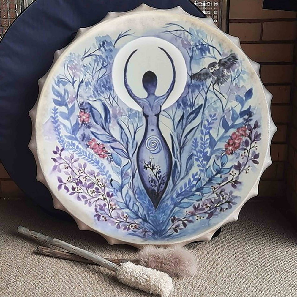 Olivenorma Shaman Drum Home Decor Goddess Drum