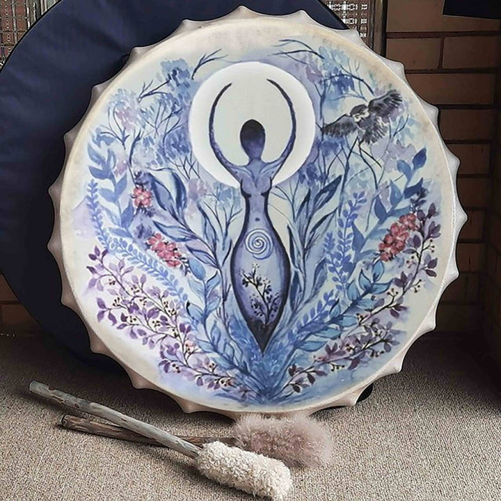 Olivenorma Shaman Drum Home Decor Goddess Drum