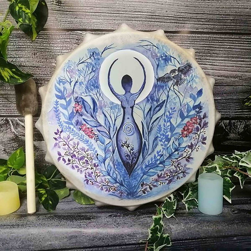 Olivenorma Shaman Drum Home Decor Goddess Drum
