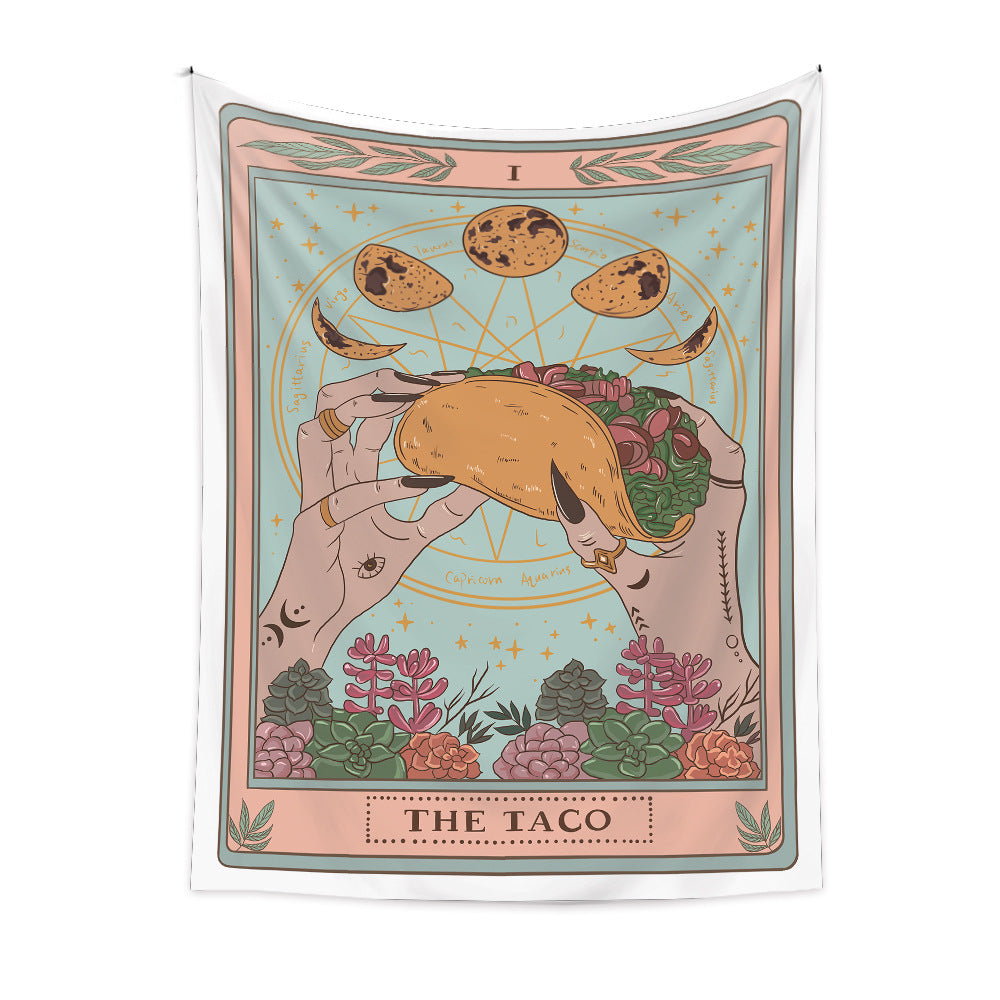 Olivenorma Tarot Card Tapestry - THE TACO - 130*150cm - Short Velvet - image 3