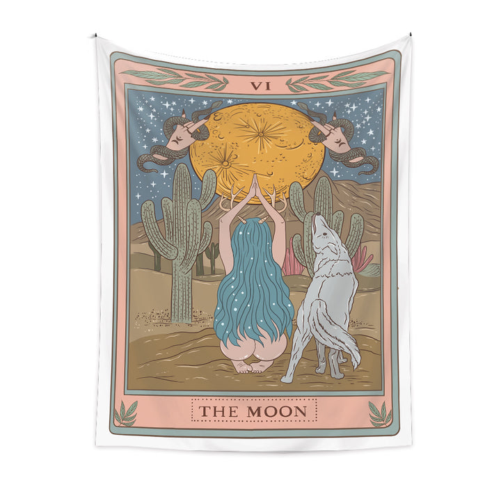 Olivenorma Tarot Card Tapestry - THE MOON - 130*150cm - Short Velvet - image 6