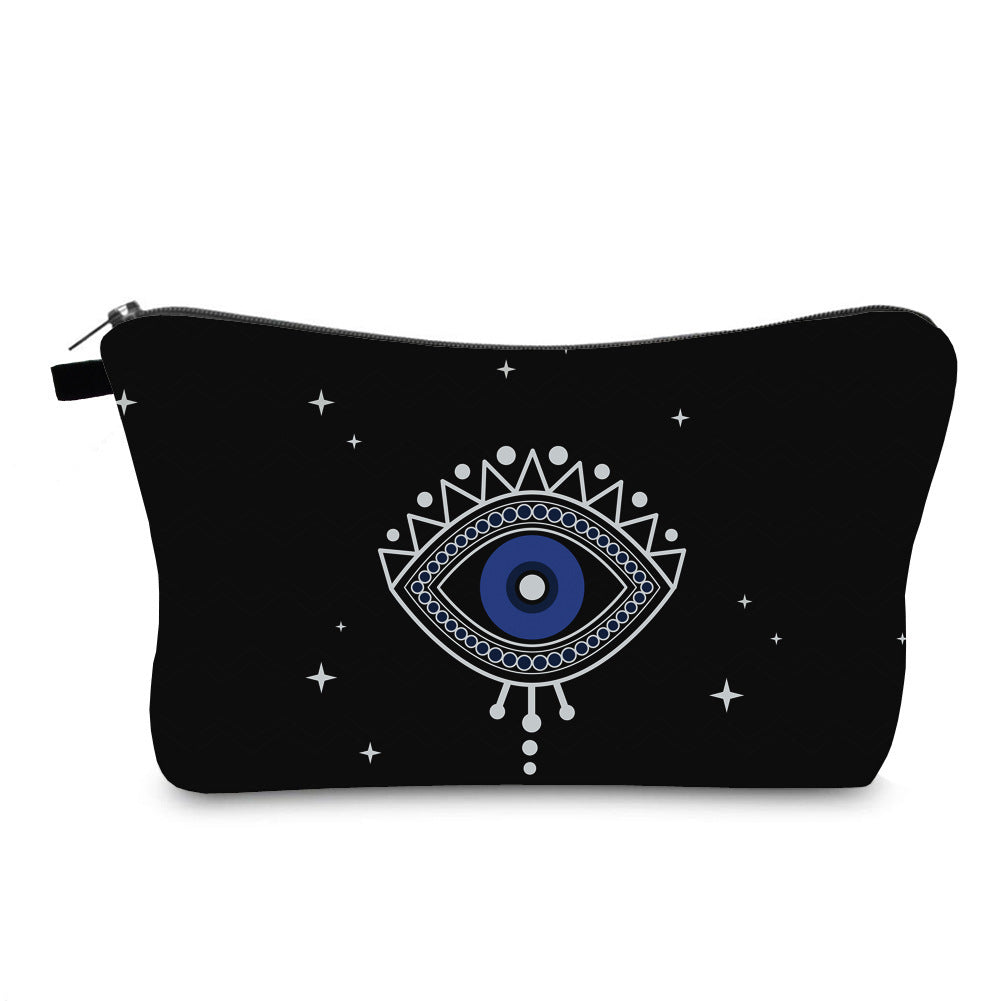 Olivenorma Evil Eye Hamsa Symbol Makeup Cosmetic Bag