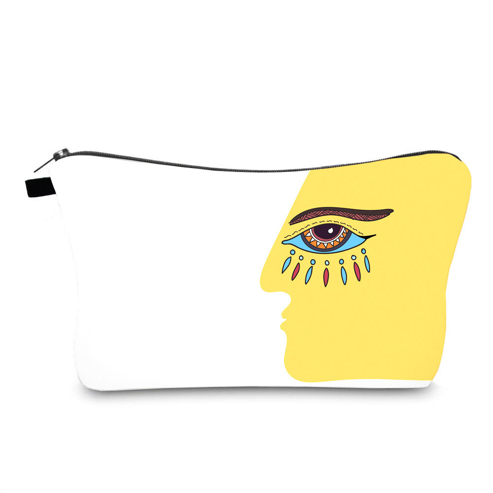 Olivenorma Evil Eye Hamsa Symbol Makeup Cosmetic Bag