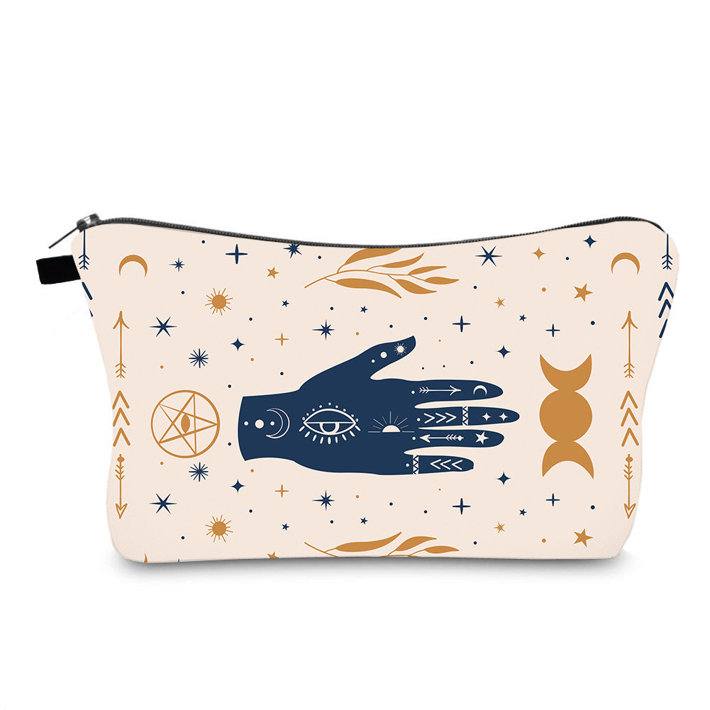 Olivenorma Evil Eye Hamsa Symbol Makeup Cosmetic Bag