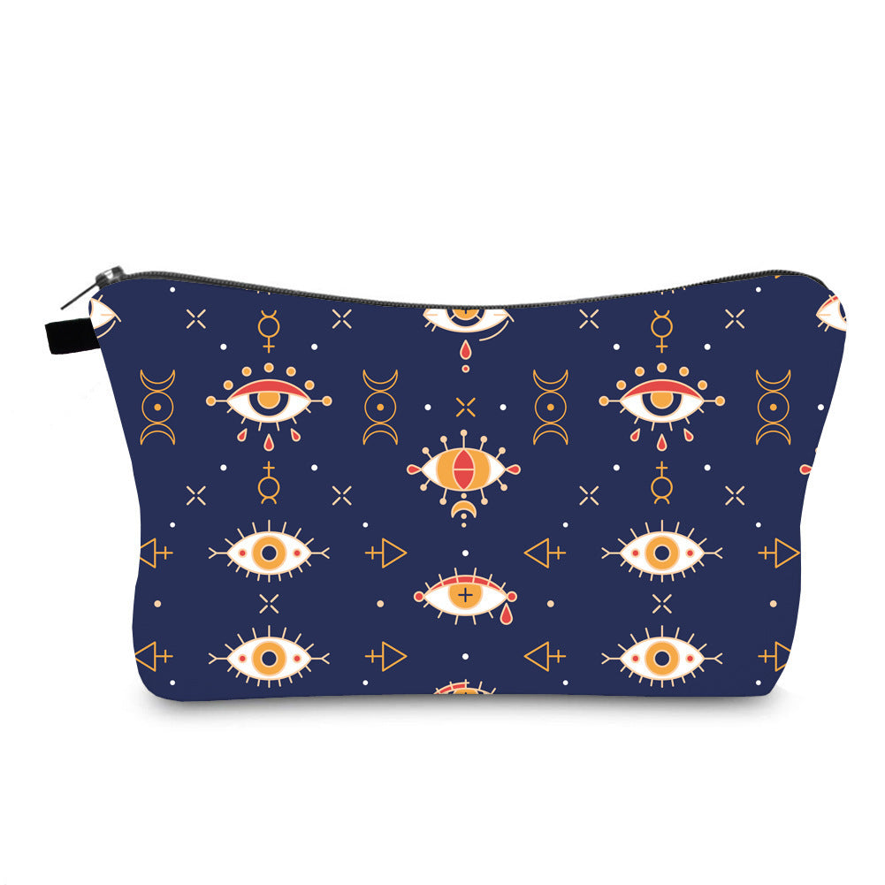 Olivenorma Evil Eye Hamsa Symbol Makeup Cosmetic Bag