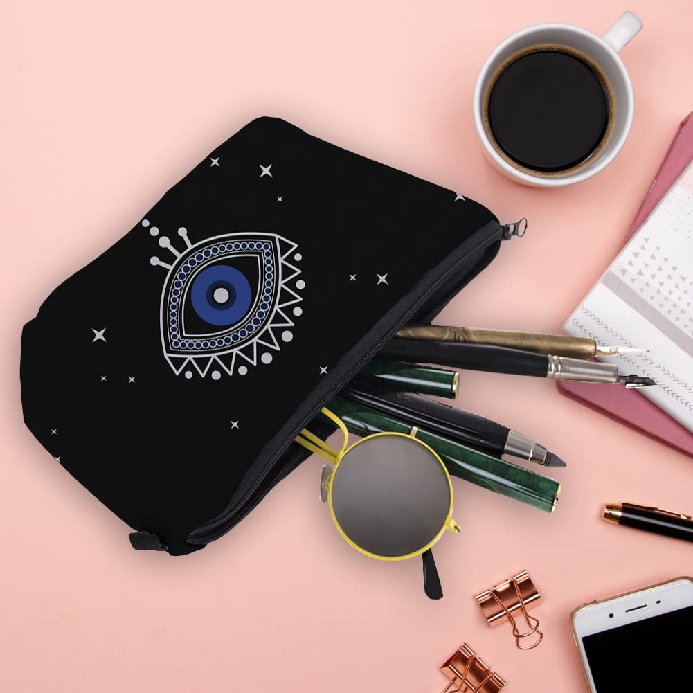 Olivenorma Evil Eye Hamsa Symbol Makeup Cosmetic Bag