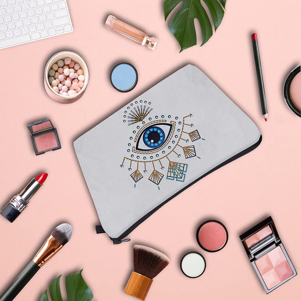 Olivenorma Evil Eye Hamsa Symbol Makeup Cosmetic Bag