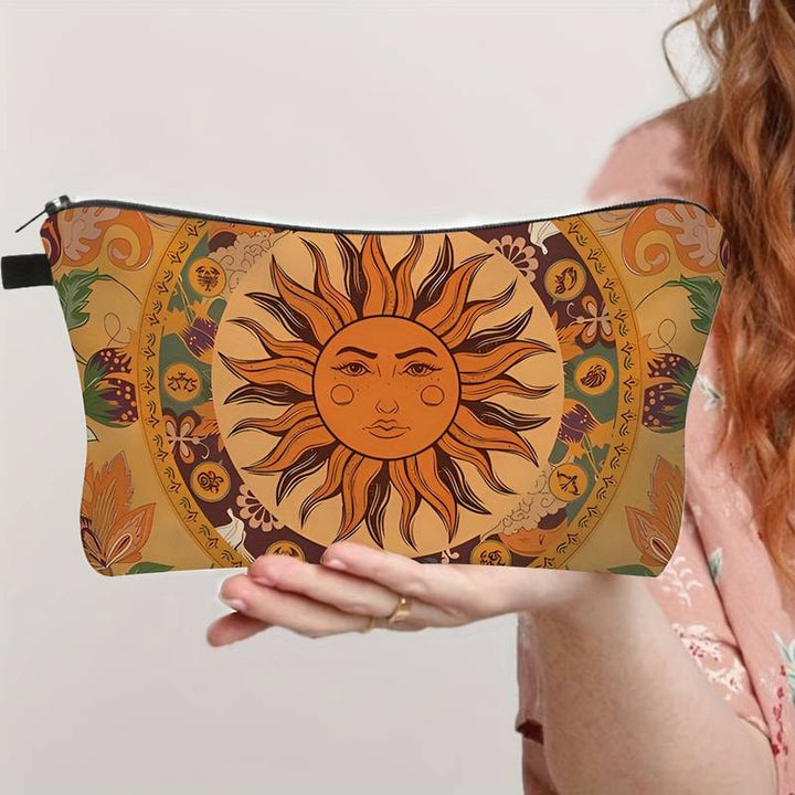 Olivenorma Sun Moon Star Pattern Cosmetic Bag