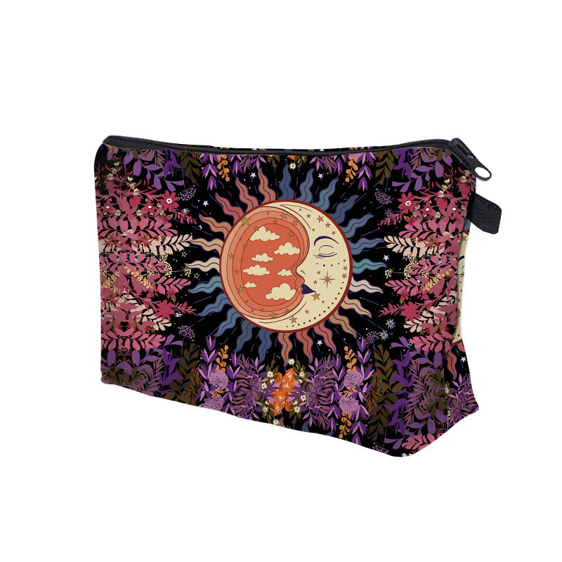 Olivenorma Sun Moon Star Pattern Cosmetic Bag