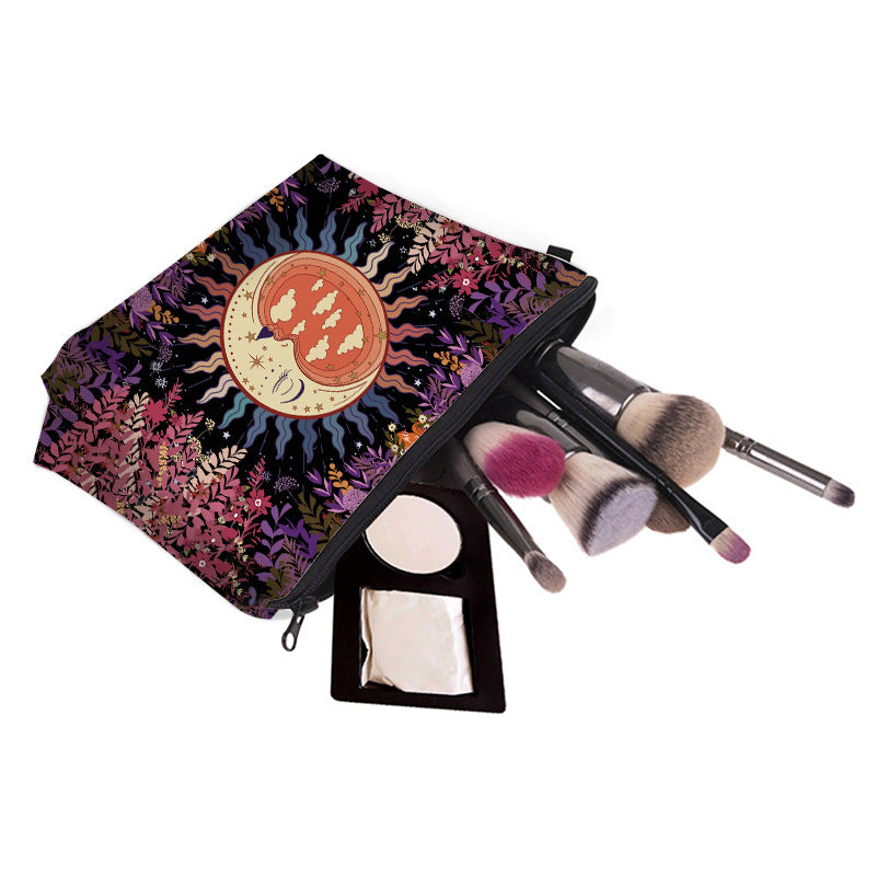 Olivenorma Sun Moon Star Pattern Cosmetic Bag