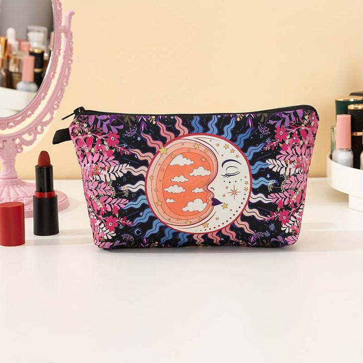 Olivenorma Sun Moon Star Pattern Cosmetic Bag