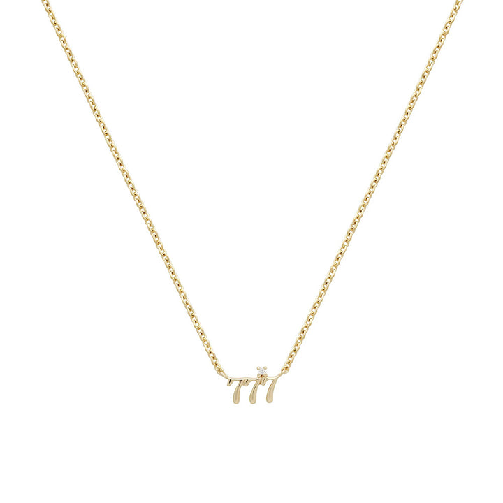 Olivenorma 925 Sterling Silver Angel Number Collarbone Necklace
