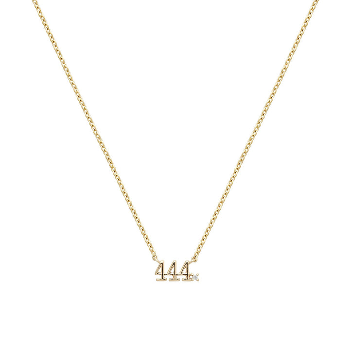 Olivenorma 925 Sterling Silver Angel Number Collarbone Necklace