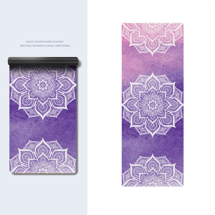 Olivenorma PU Rubber Color Printed Fitness Yoga Mat