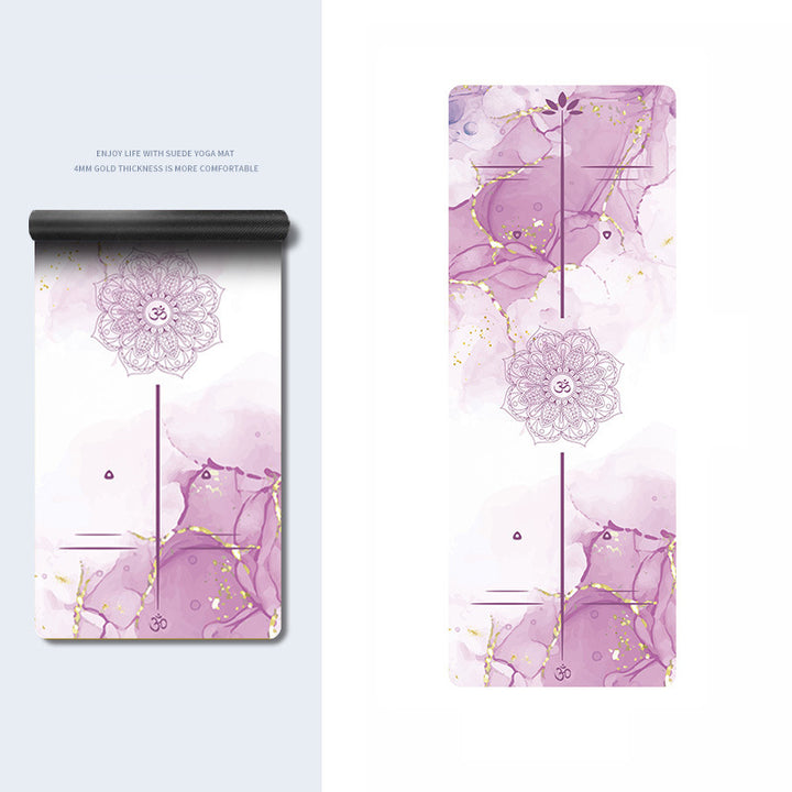 Olivenorma PU Rubber Color Printed Fitness Yoga Mat