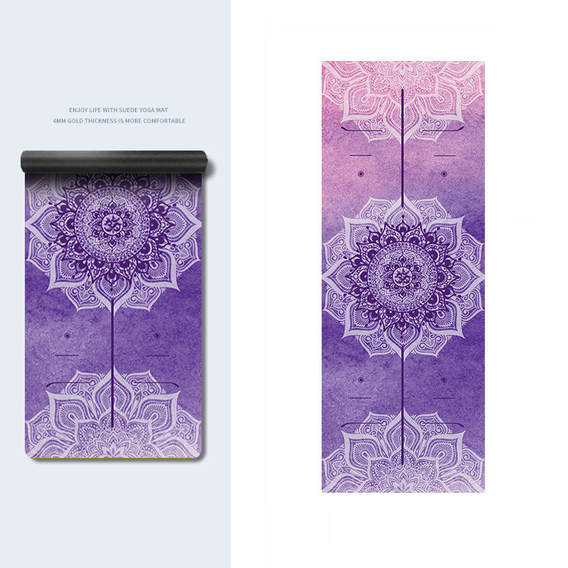 Olivenorma PU Rubber Color Printed Fitness Yoga Mat