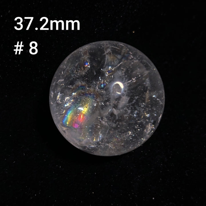 Olivenorma Natural High Frequency Clear Crystal Polished Crystal Ball - Clear Crystal#33-39mm(Send randomly) - image 3