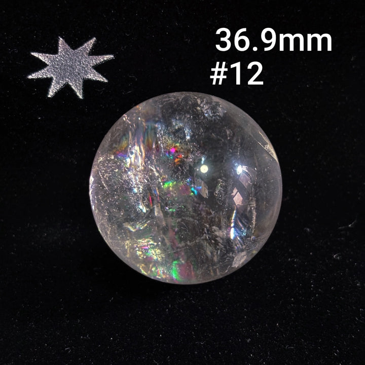 Olivenorma Natural High Frequency Clear Crystal Polished Crystal Ball