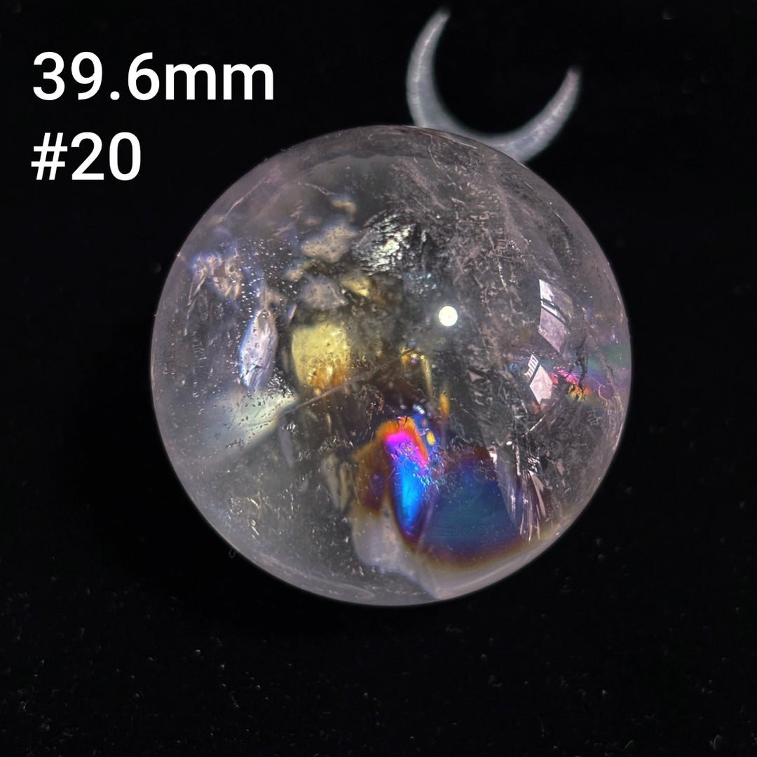 Olivenorma Natural High Frequency Clear Crystal Polished Crystal Ball