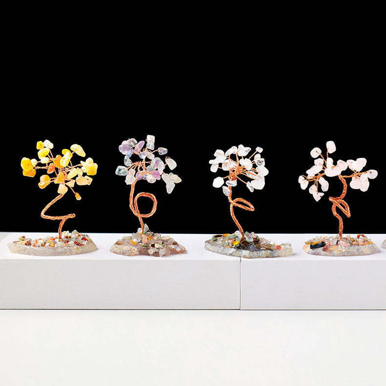 copper money tree picture Olivenorma 1pc Money Tree Copper Wire Wrapped Feng Shui Tree – us.olivenorma