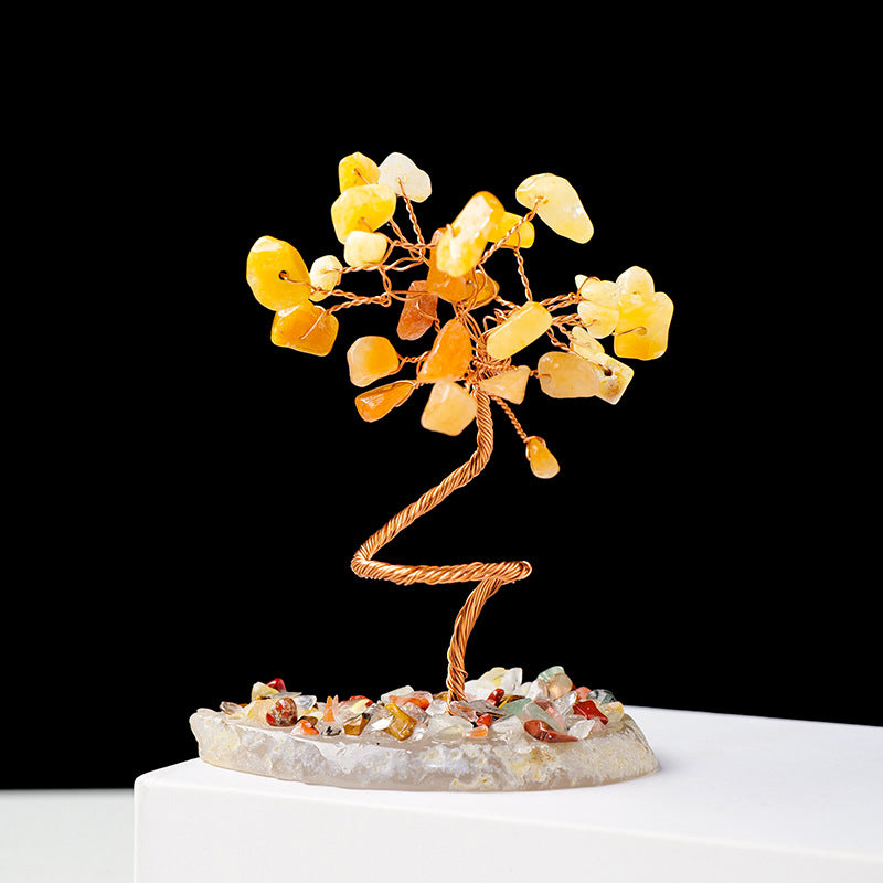 copper money tree picture Olivenorma 1pc Money Tree Copper Wire Wrapped Feng Shui Tree – us.olivenorma