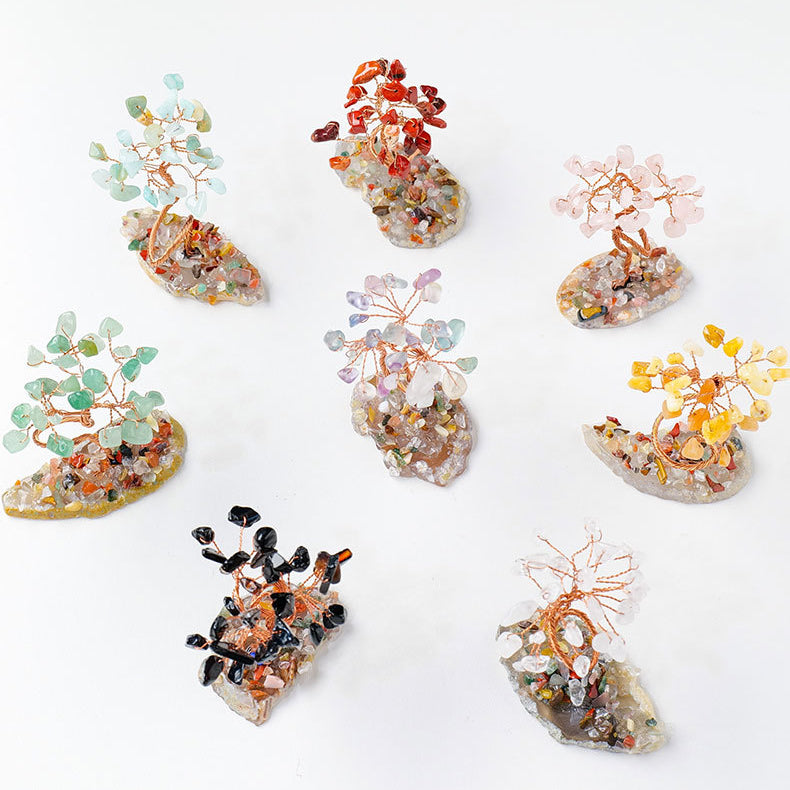 copper money tree Olivenorma 1pc Money Tree Copper Wire Wrapped Feng Shui Tree – us.olivenorma
