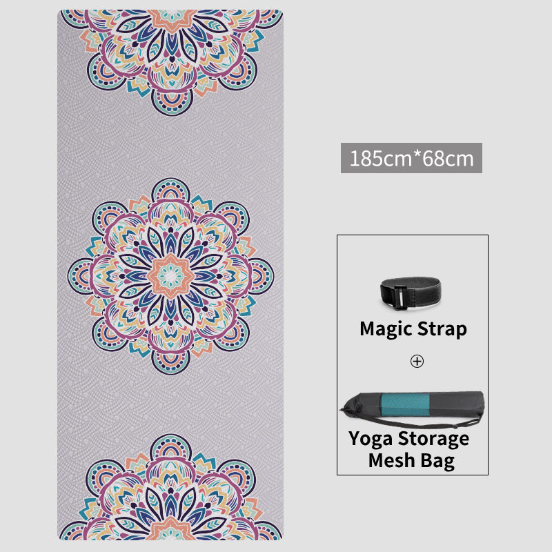 Olivenorma Environmentally Friendly Tpe Mandala Print 8mm Yoga Mat