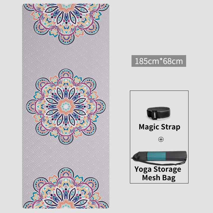 Olivenorma Environmentally Friendly Tpe Mandala Print 8mm Yoga Mat