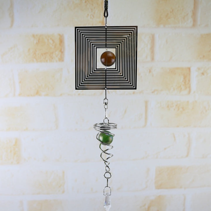 Olivenorma Wind Chimes Spinner Spiral Rotating Hanging Wind Chime