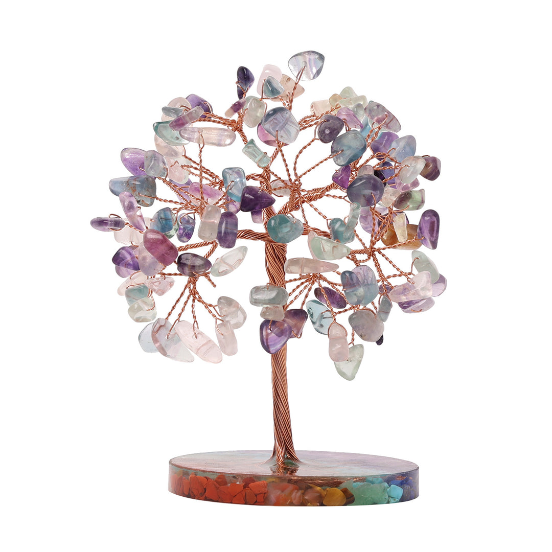 Olivenorma Chakra Gravel Round Base Feng Shui Tree