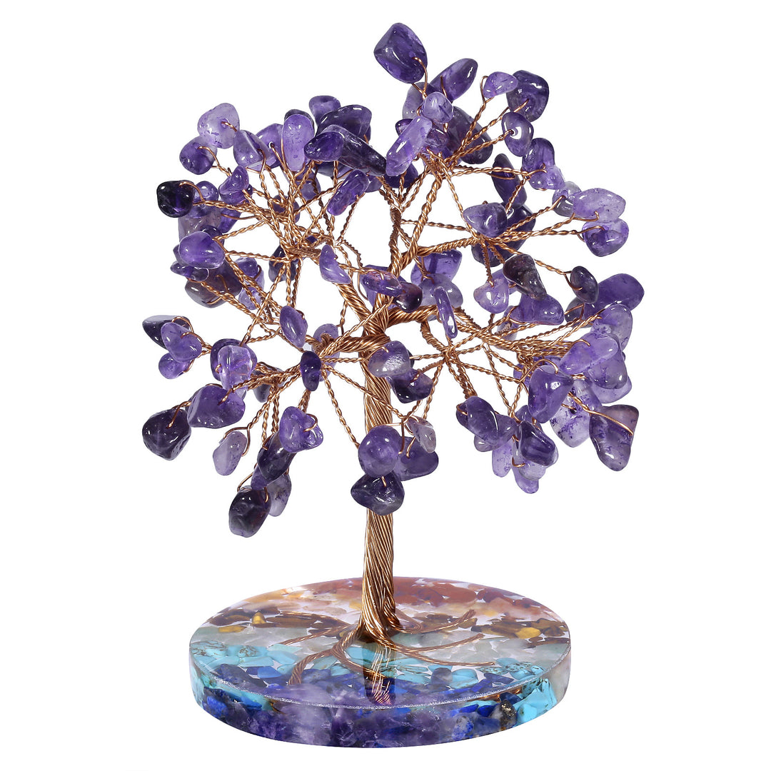 Olivenorma Chakra Gravel Round Base Feng Shui Tree