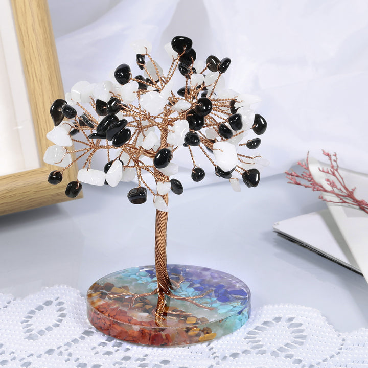 Olivenorma Chakra Gravel Round Base Feng Shui Tree