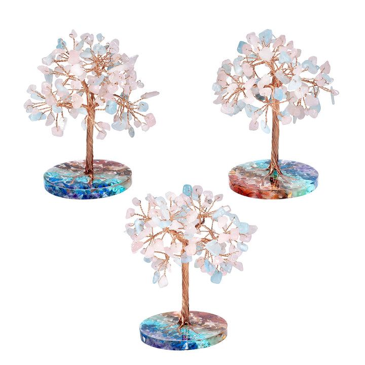 Olivenorma Chakra Gravel Round Base Feng Shui Tree